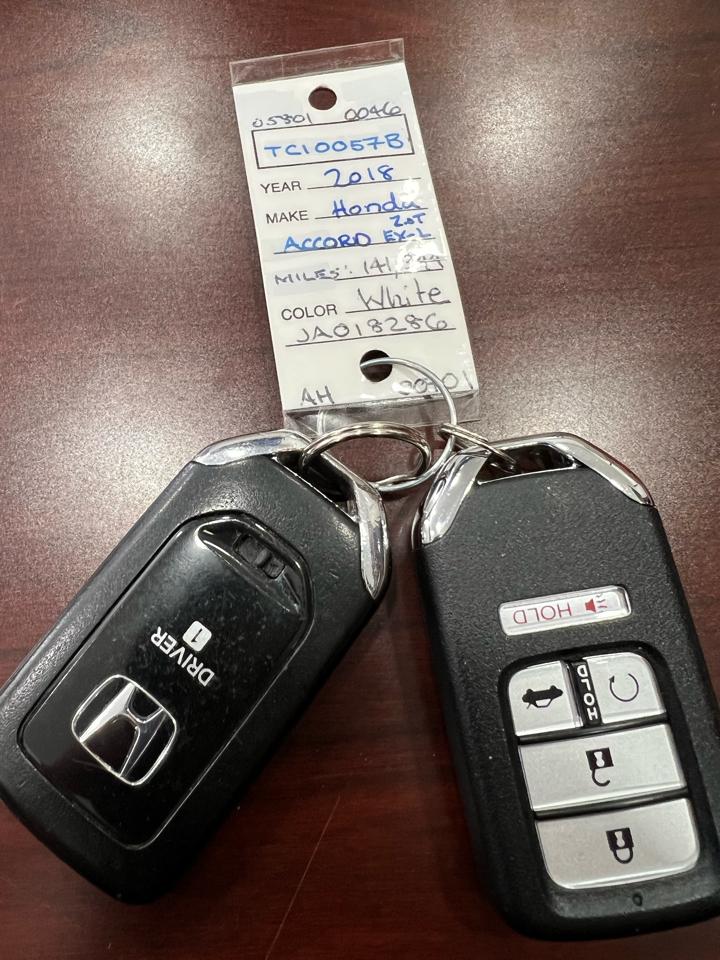 Honda Accord EX-L 2.0T 10A 2018