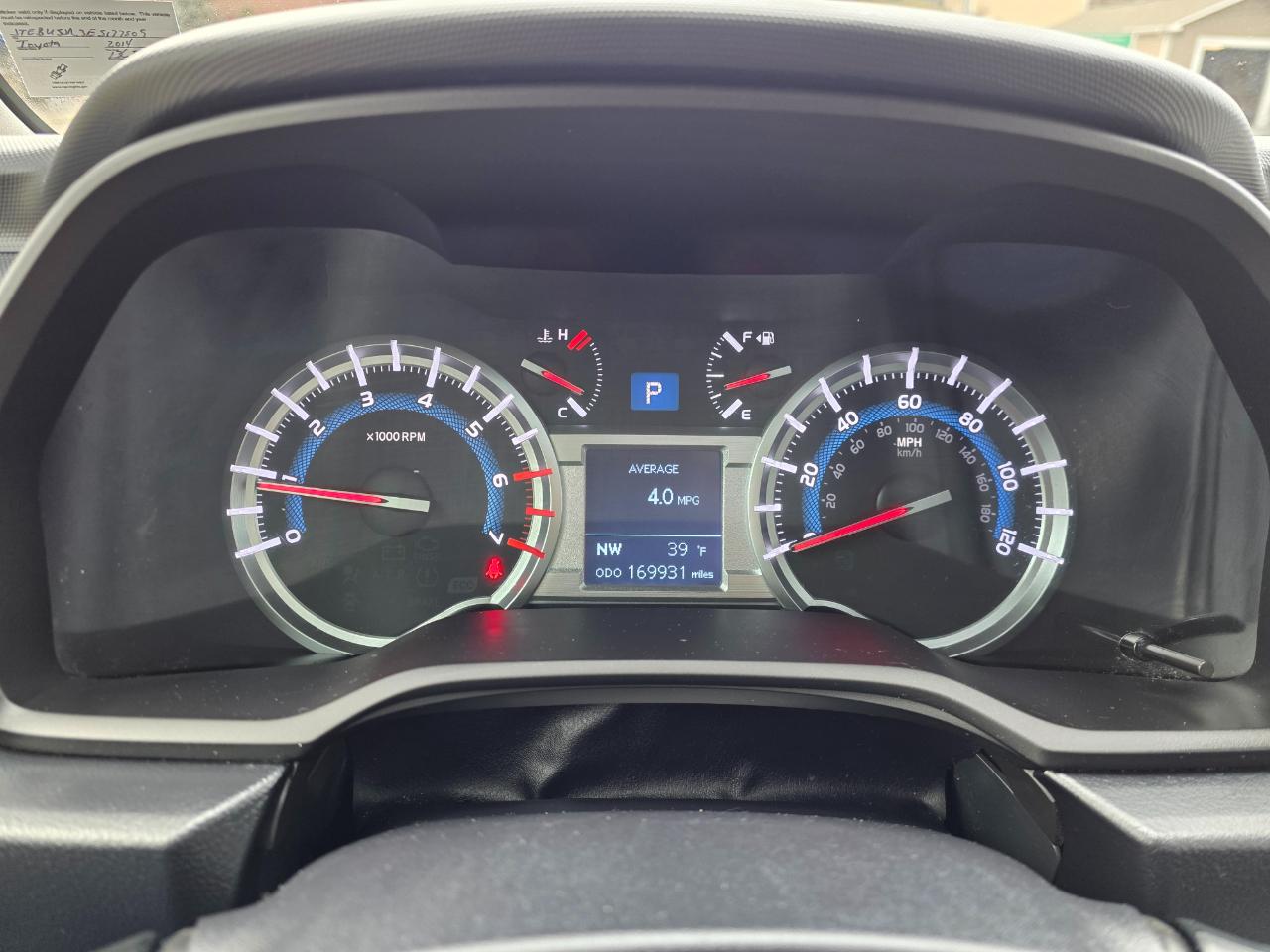 Toyota 4Runner 4WD 4dr V6 Trail Premium (Natl) 2014