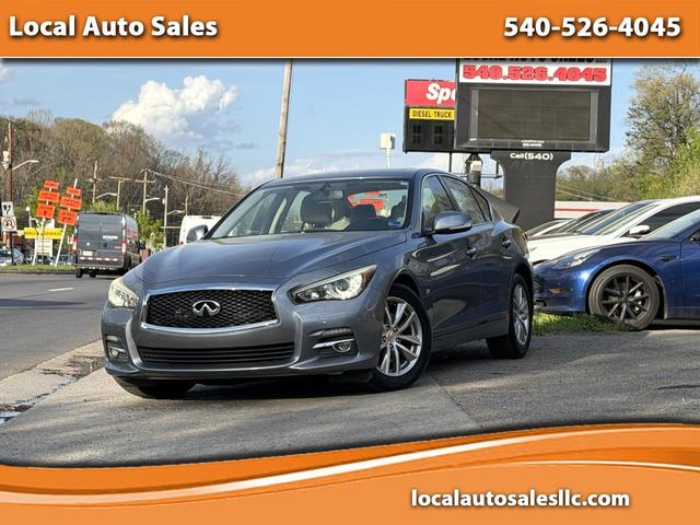 Blue 2015 INFINITI Q50 3.7 Premium AWD Sedan All-Wheel Drive Automatic