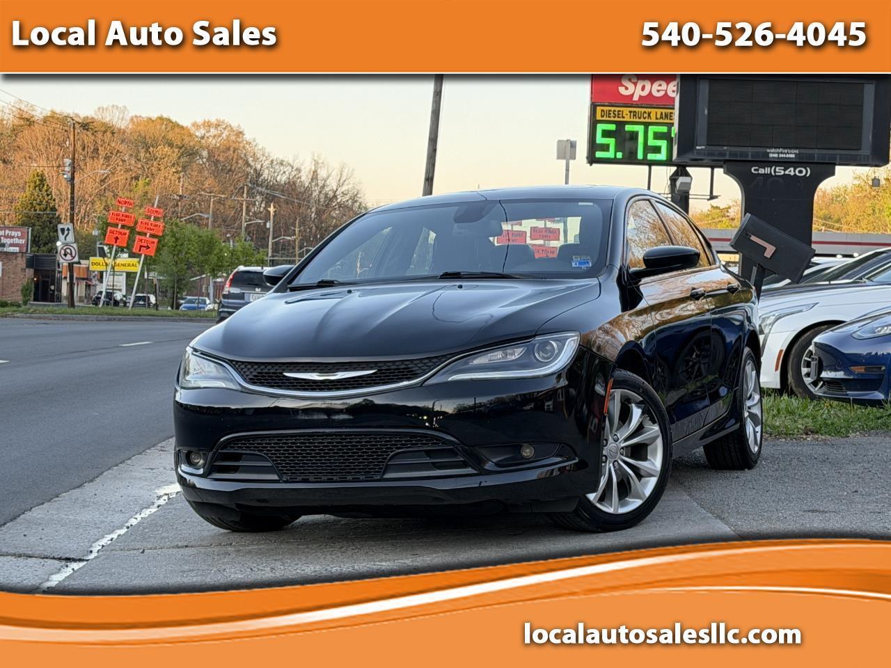 Chrysler 200 4dr Sdn S FWD 2016