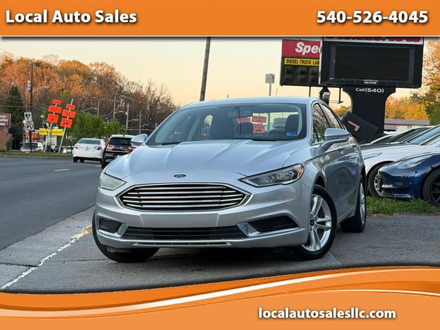 Silver 2018 Ford Fusion SE Sedan Front-Wheel Drive Automatic
