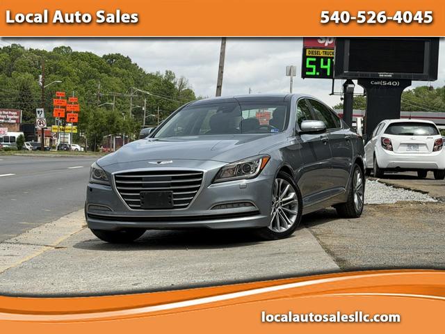 Gray 2017 Genesis G80 3.8L AWD Sedan All-Wheel Drive Automatic