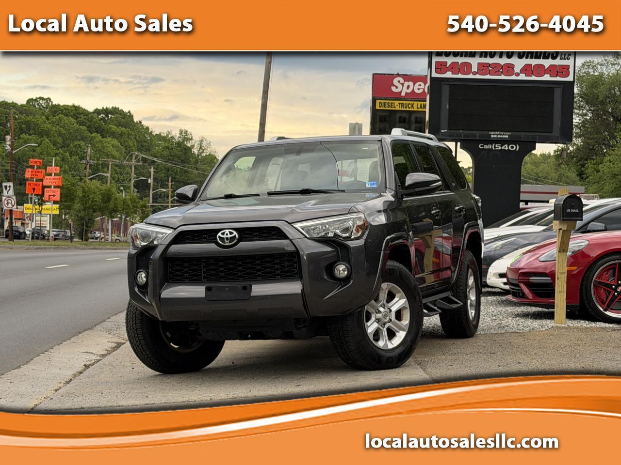 Toyota 4Runner 4WD 4dr V6 Trail Premium (Natl) 2016