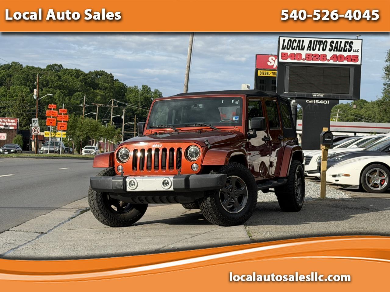 Jeep Wrangler Unlimited 4WD 4dr Sahara 2014