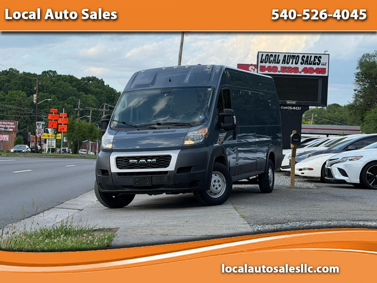 RAM ProMaster Cargo Van 3500 High Roof 159" WB EXT 2019