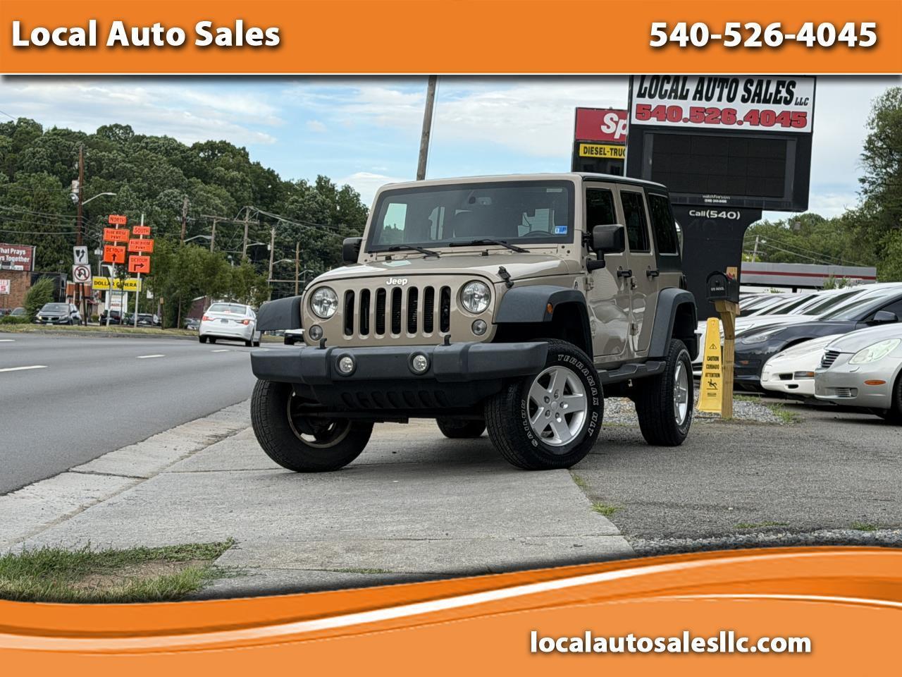Jeep Wrangler Unlimited 4WD 4dr Sport 2016
