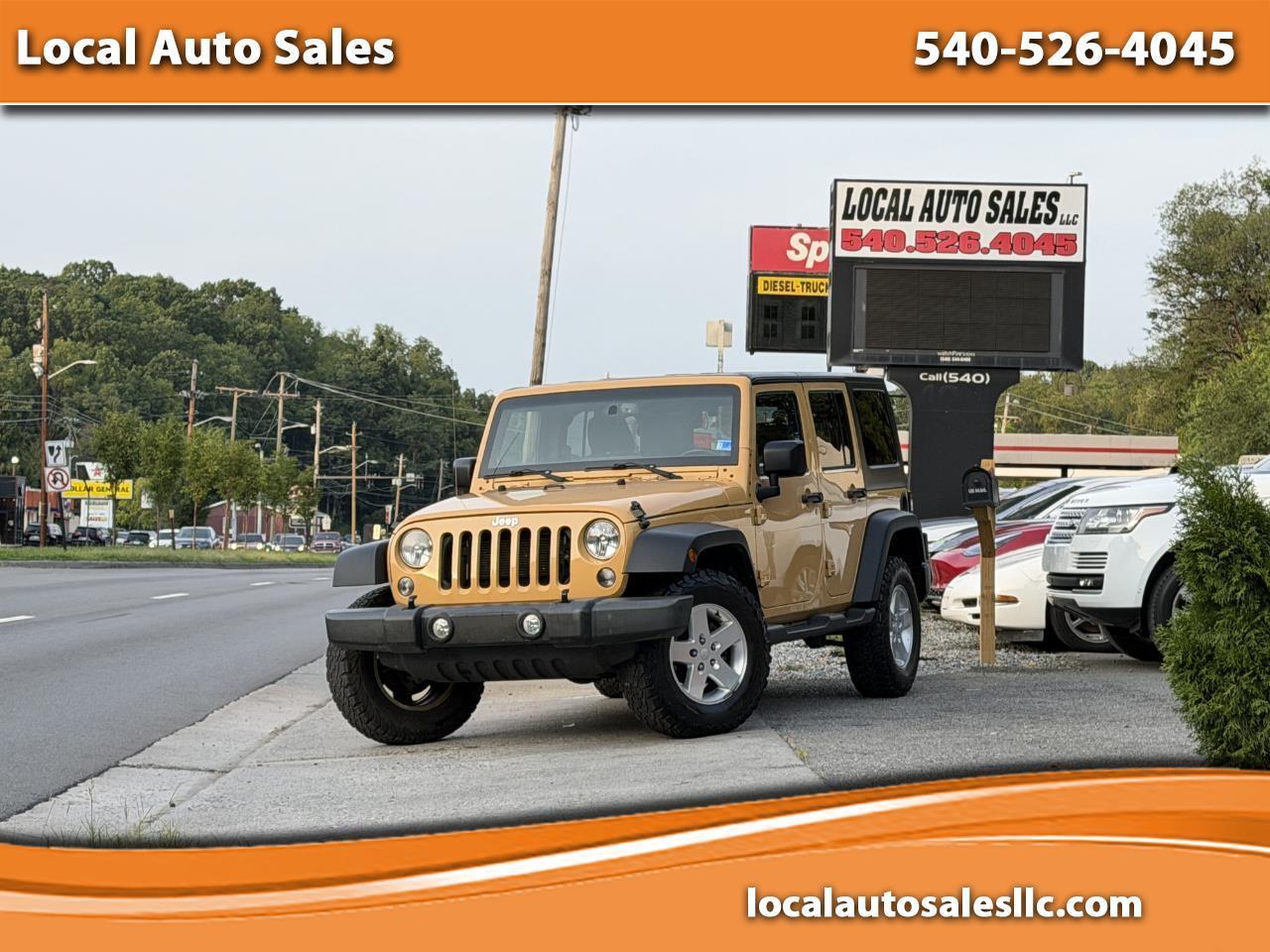 Jeep Wrangler Unlimited 4WD 4dr Sport 2014