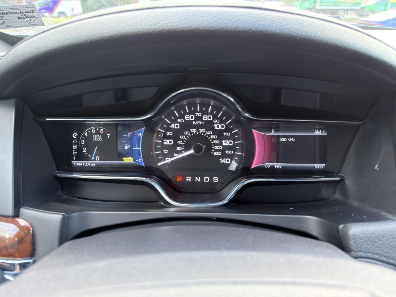 Lincoln MKS 4dr Sdn 3.7L FWD 2013