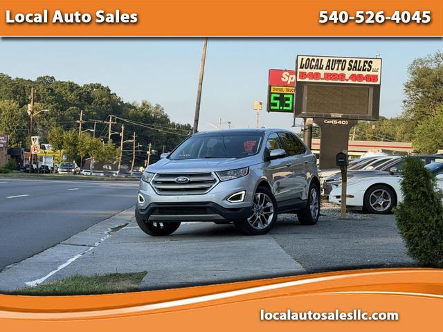 Silver 2018 Ford Edge SUV / Crossover Front-Wheel Drive Automatic