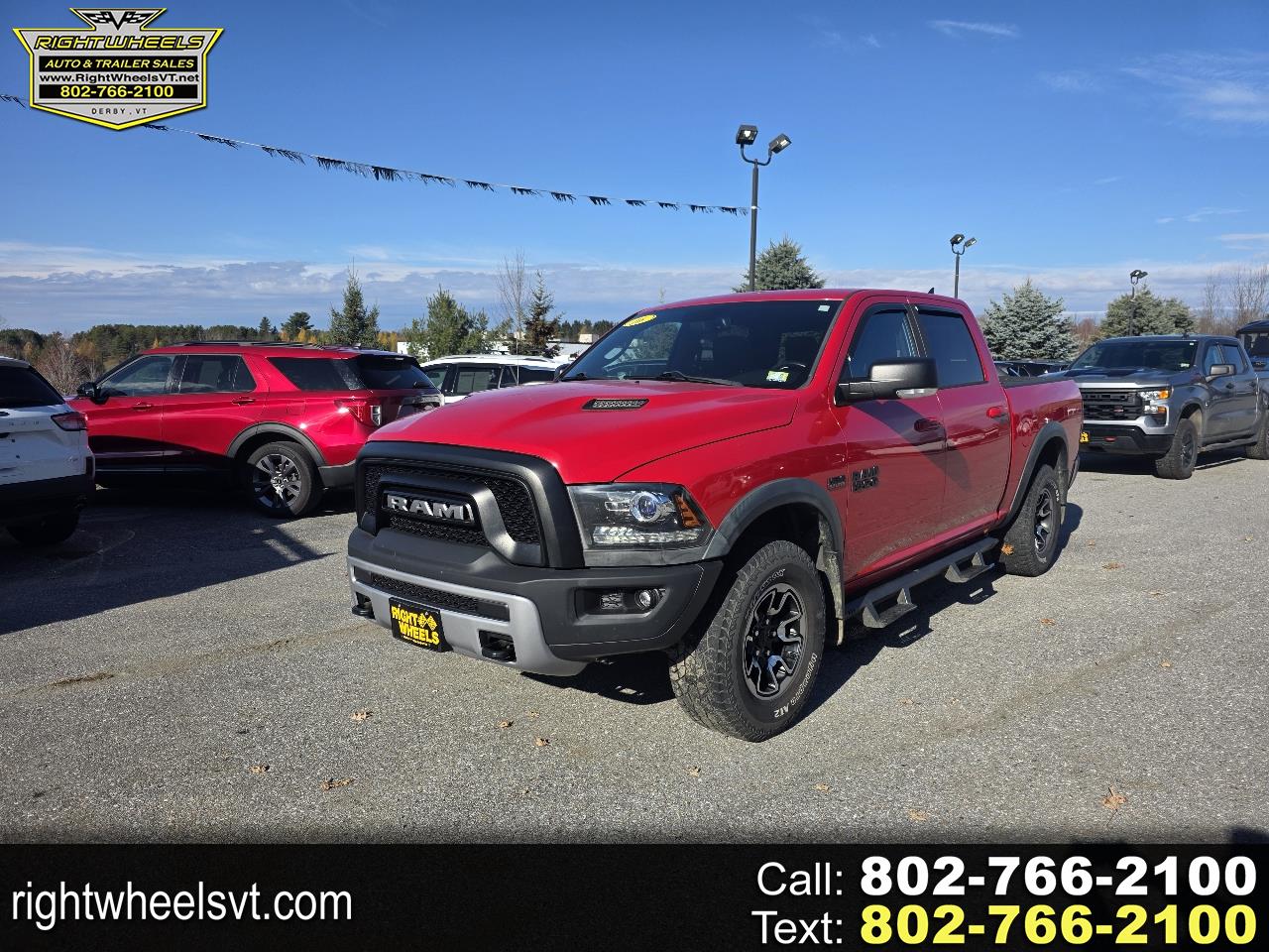 2016 RAM 1500 4WD Crew Cab 140.5" Rebel
