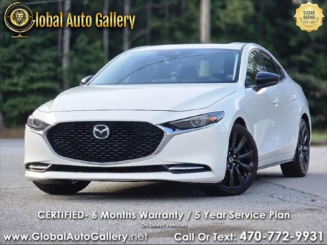 White 2021 Mazda MAZDA3 Sedan All-Wheel Drive Automatic