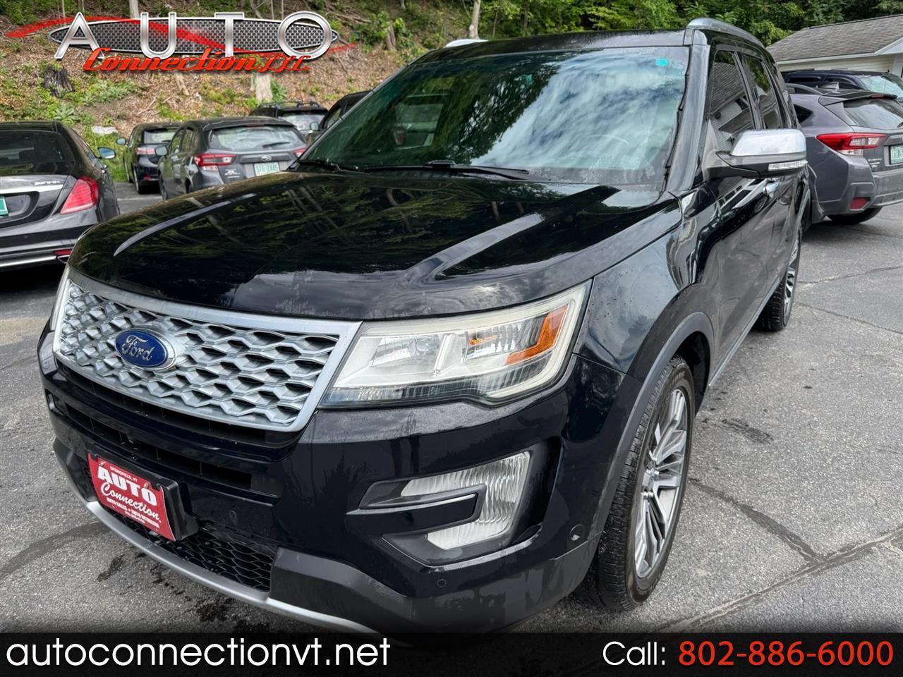 2016 Ford Explorer Platinum Sport Utility 4D