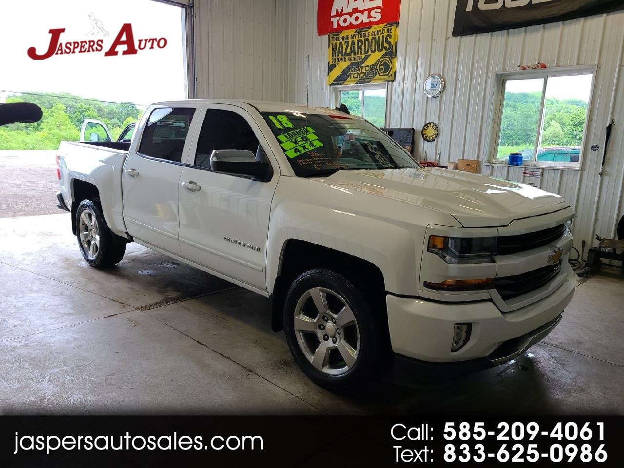 Used 18 Chevrolet Silverado 1500 4wd Crew Cab 143 5 Lt W 2lt For Sale In Cuba Ny Jaspers Auto Sales Service Llc