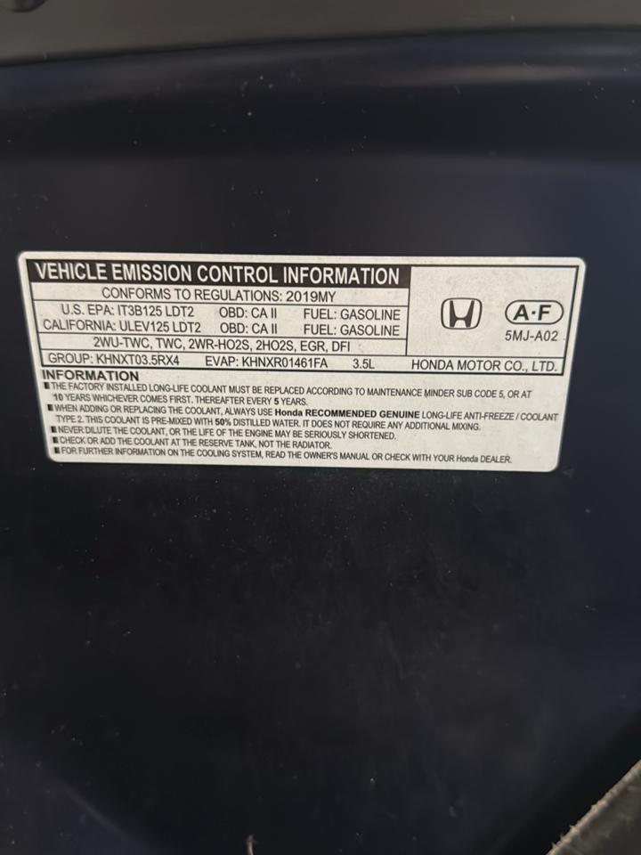 Honda Ridgeline RTL-T AWD 2019