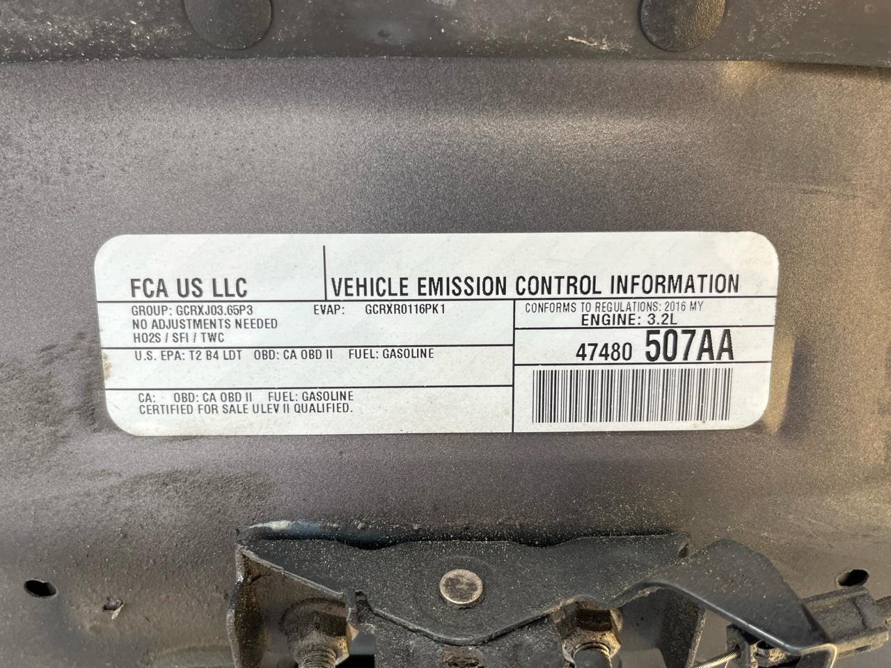 Jeep Cherokee 4WD 4dr Trailhawk 2016