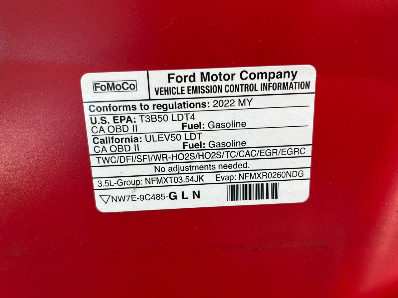 Ford F-150 Lariat SuperCab 6.5-ft. Bed 4WD 2022 Ford F-150 Lariat SuperCab 6.5-ft. Bed 4WD 2022