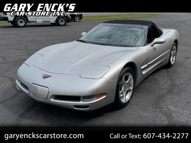 Silver 2004 Chevrolet Corvette Convertible RWD Convertible Rear-Wheel Drive Automatic