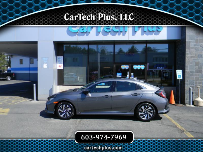 2018 Honda Civic LX 1.5L 4 CYL. GAS SIPPING TURBOCHARGED HATCHBACK