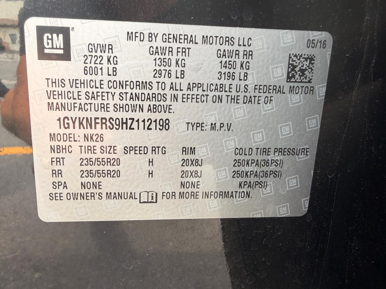 Cadillac XT5 Platinum AWD 2017