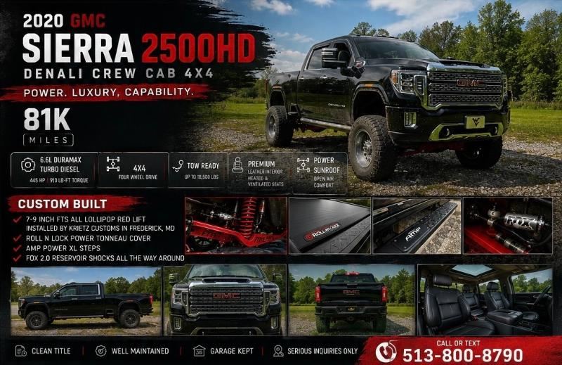 GMC Sierra 2500HD Denali Crew Cab 4WD 2020