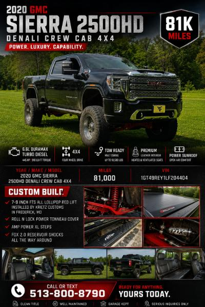 GMC Sierra 2500HD Denali Crew Cab 4WD 2020