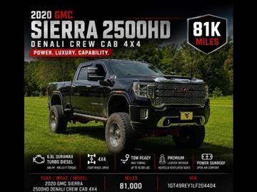 2020 GMC Sierra 2500HD Denali Crew Cab 4WD