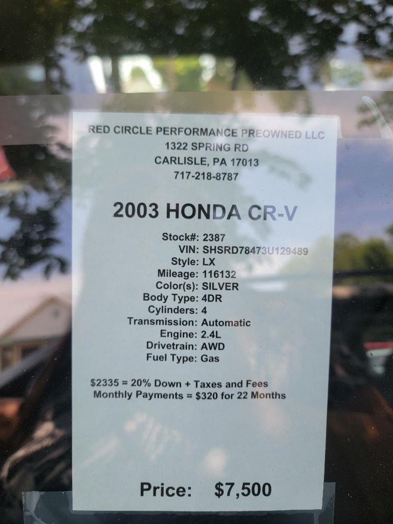 Honda CR-V LX 4WD 4-spd AT 2003