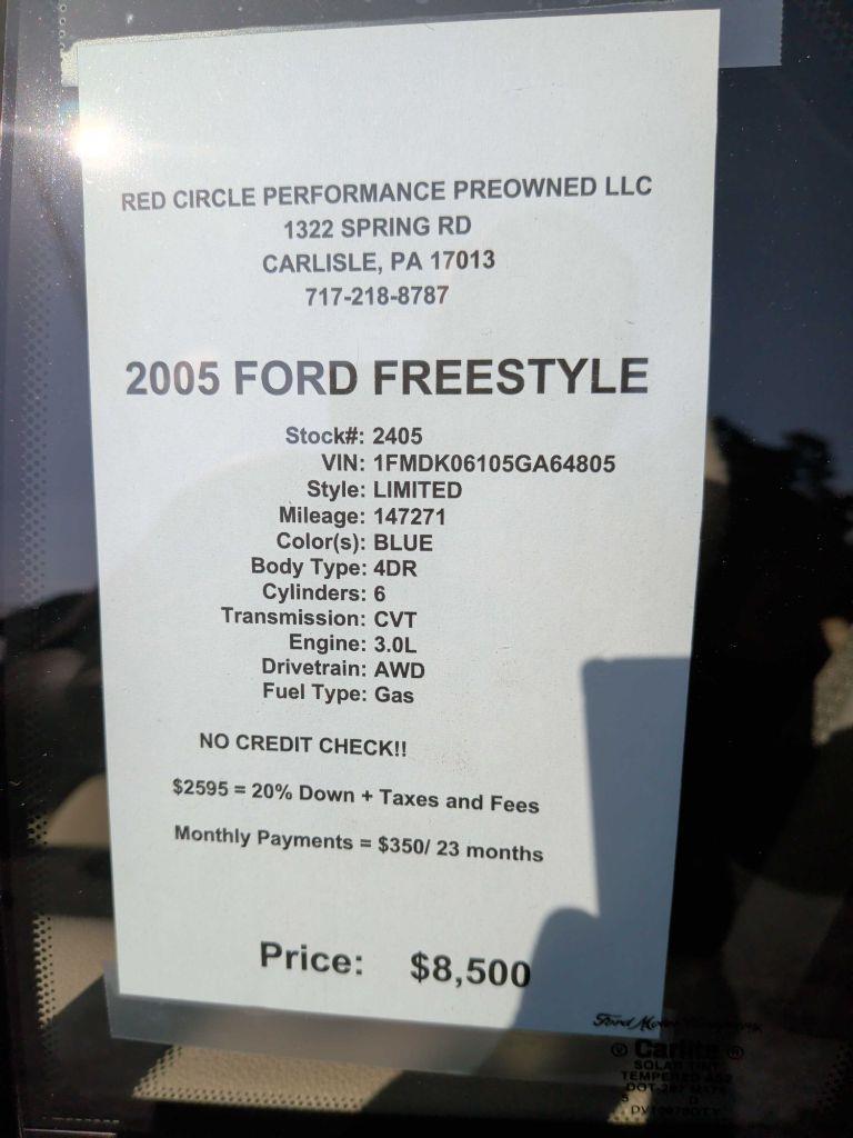 Ford Freestyle Limited AWD 2005
