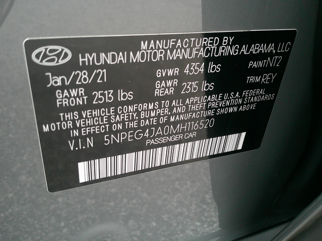Hyundai Sonata SE 2.5L 2021 Hyundai Sonata SE 2.5L 2021