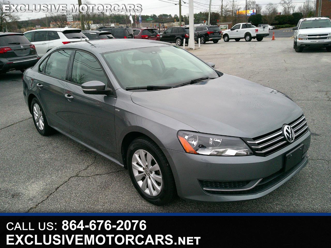 2014 Volkswagen Passat 4dr Sdn 1.8T Auto Wolfsburg Ed PZEV