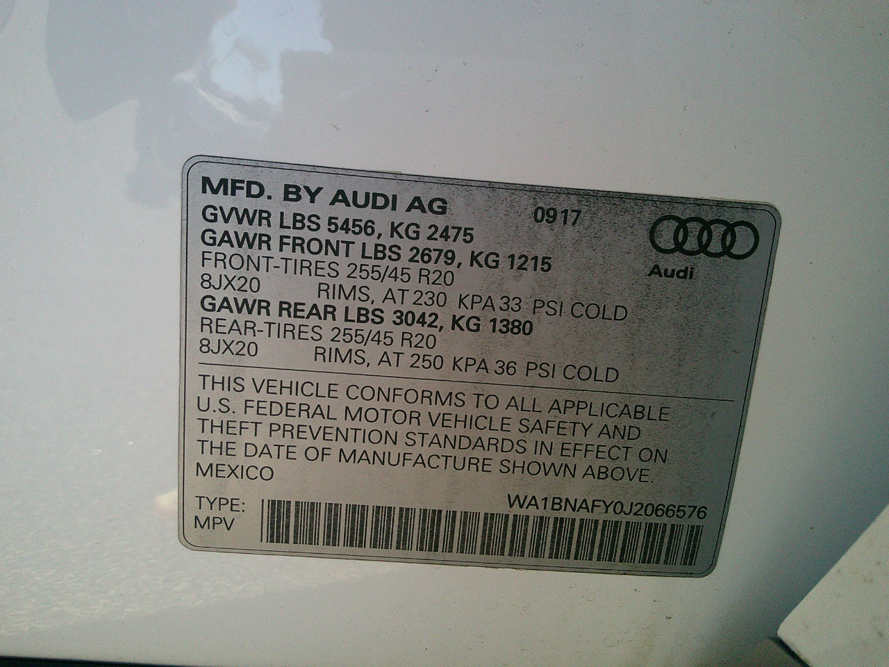 Audi Q5 2.0T Premium Plus quattro 2018