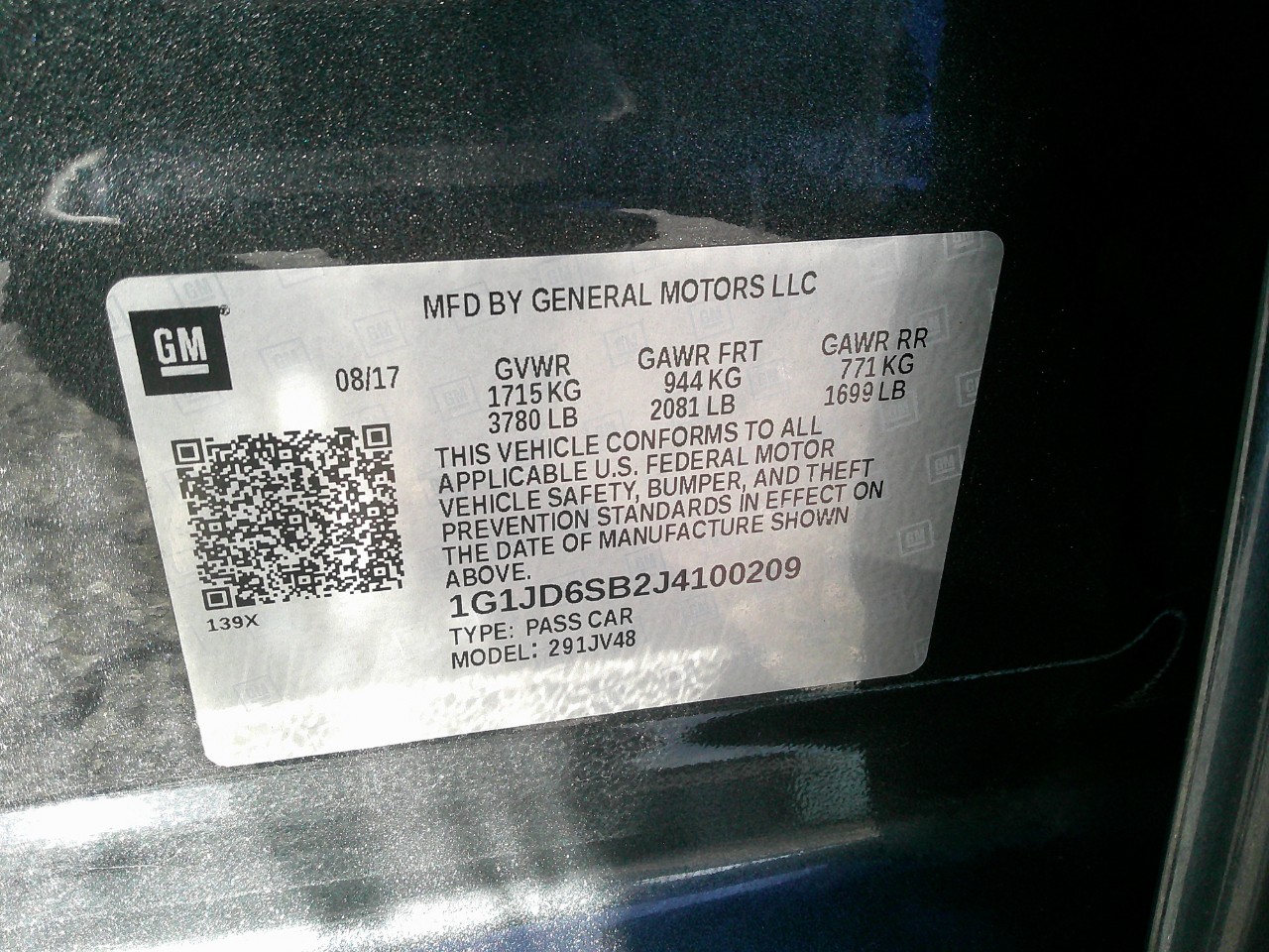 Chevrolet Sonic  2018