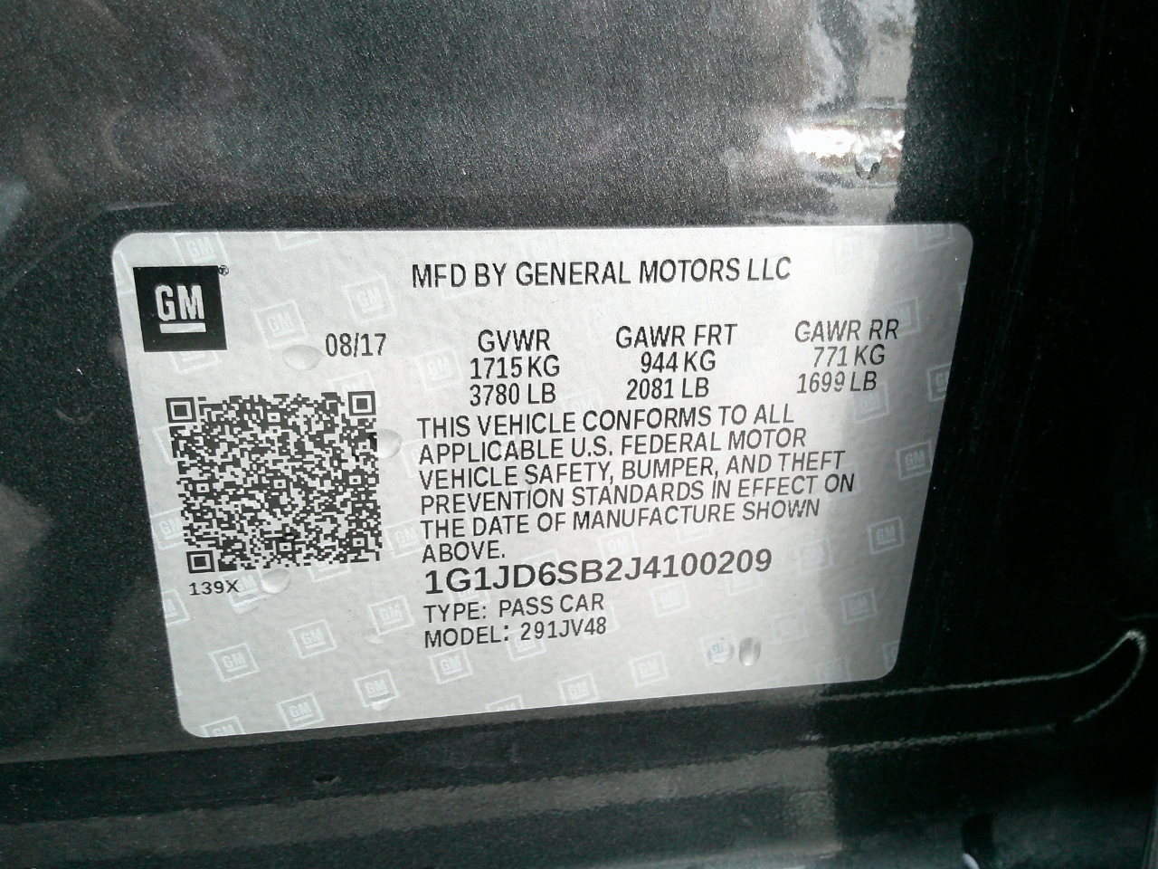 Chevrolet Sonic  2018