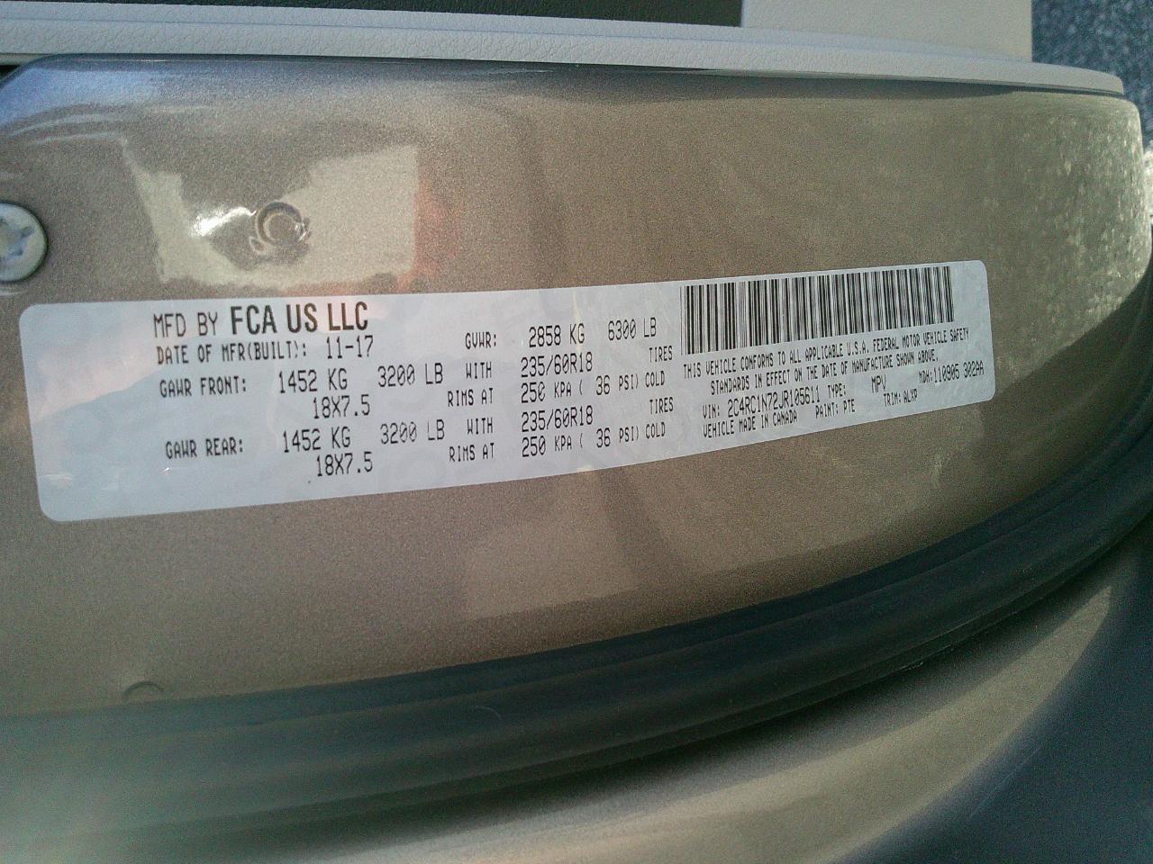 Chrysler Pacifica Hybrid Limited FWD 2018