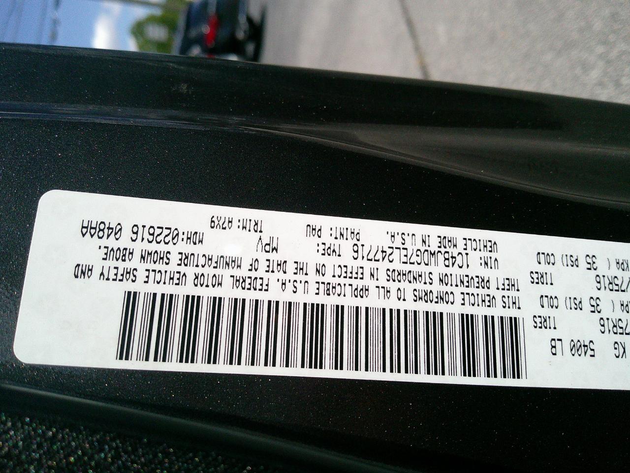 Jeep Wrangler Unlimited 4WD 4dr Sport 2014