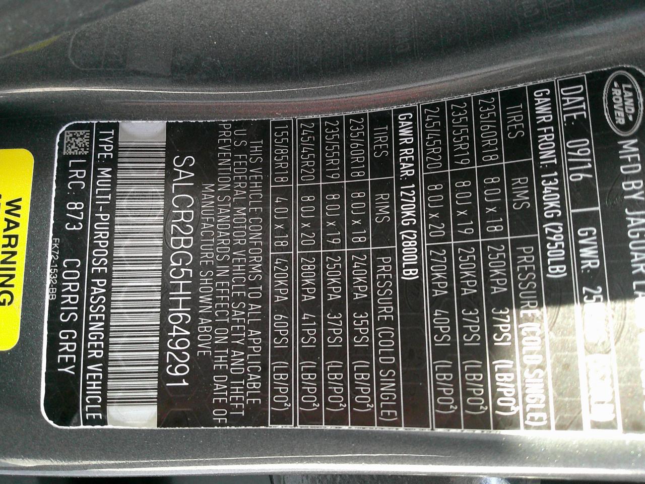 Land Rover Discovery Sport HSE 4WD 2017