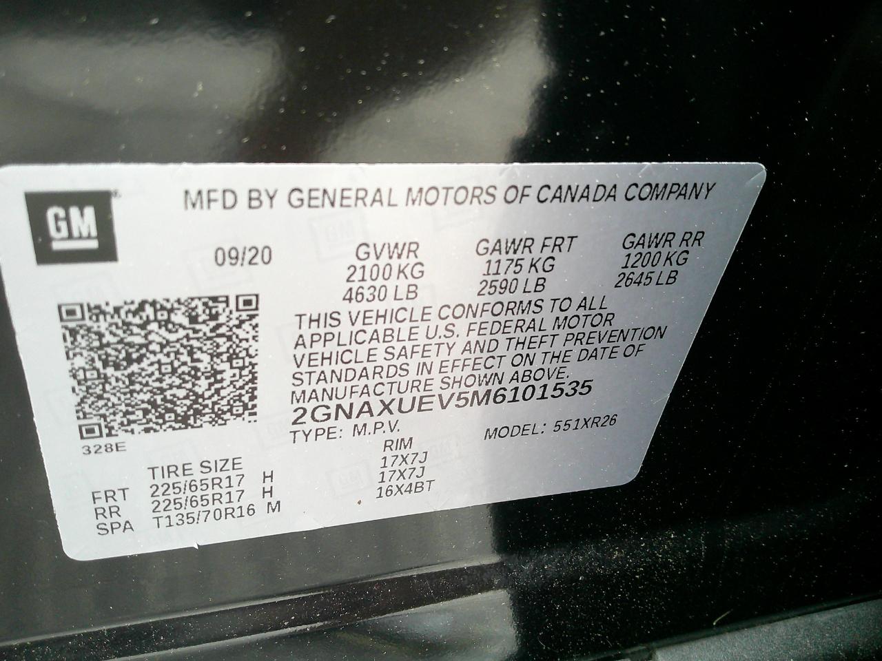 Chevrolet Equinox AWD 4dr LT w/1LT 2021