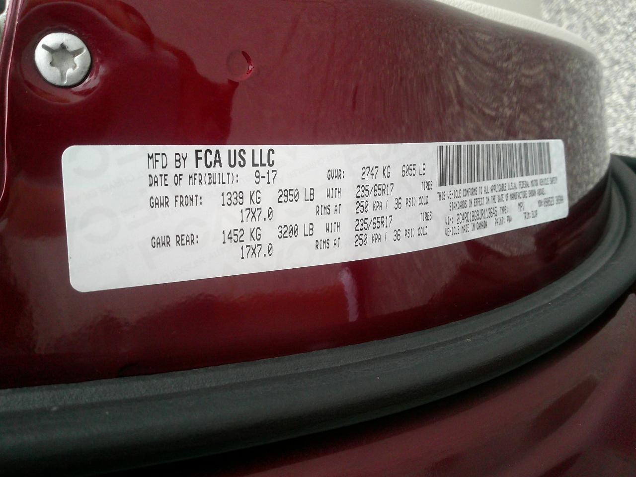 Chrysler Pacifica Touring L FWD 2018
