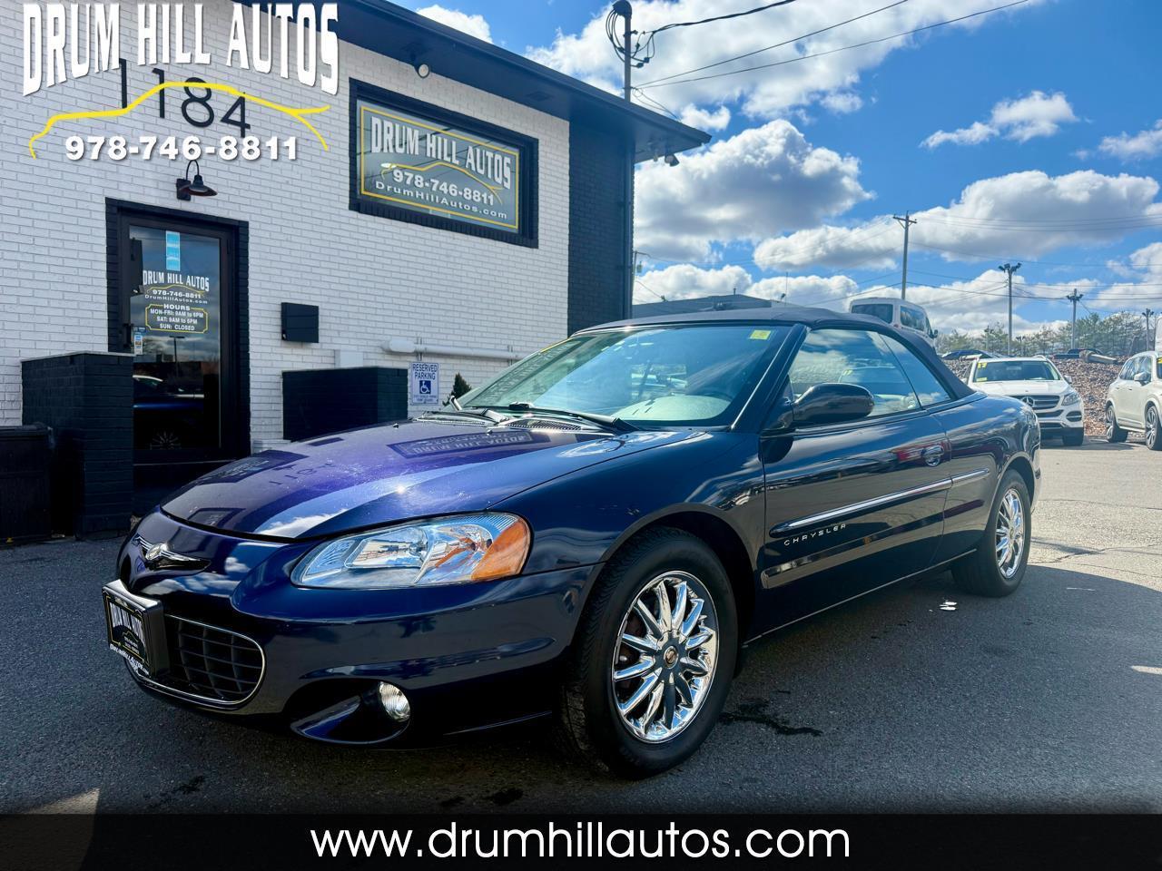 2001 Chrysler Sebring Limited Convertible FWD