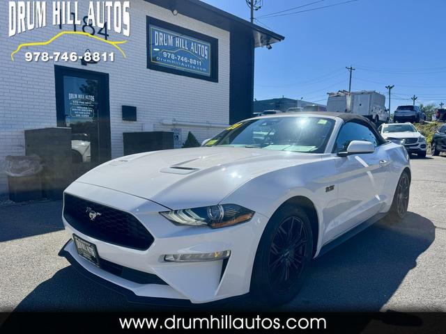 White 2021 Ford Mustang Convertible Rear-Wheel Drive Automatic