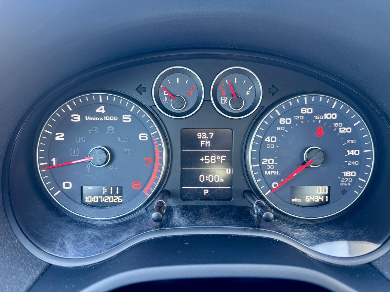 Audi A3 2.0T quattro with S tronic 2012