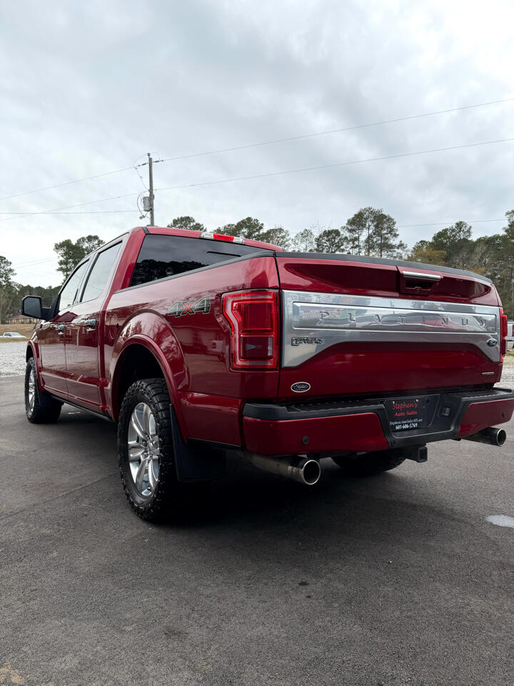 Ford F-150 4WD SuperCrew 145" Platinum 2015