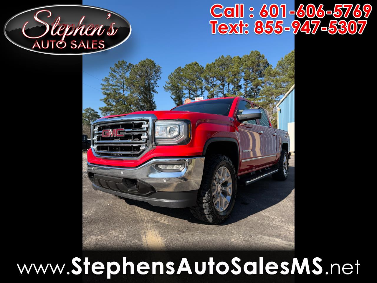 2017 GMC Sierra 1500 4WD Crew Cab 143.5" SLT