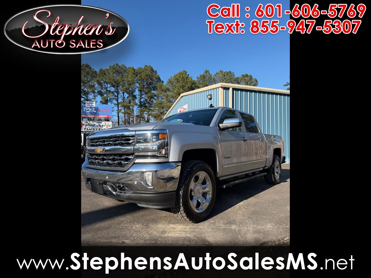 2018 Chevrolet Silverado 1500 4WD Crew Cab 143.5" LTZ w/1LZ