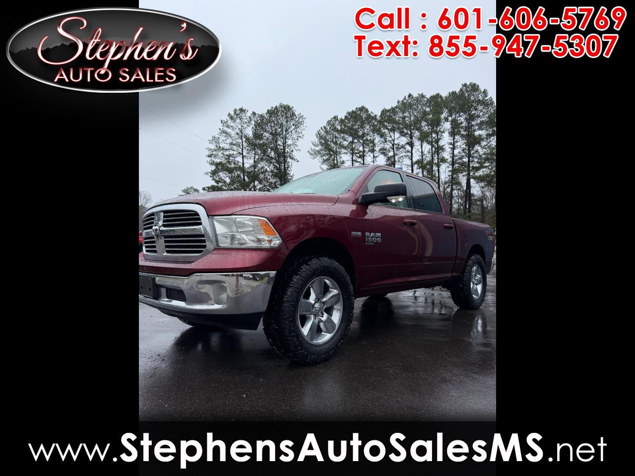 2019 RAM 1500 Classic Big Horn 4x4 Crew Cab 5'7" Box