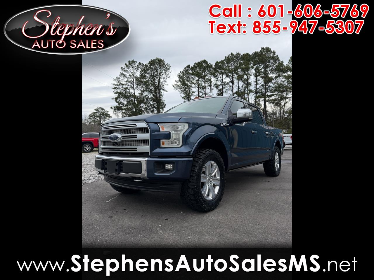2017 Ford F-150 4WD SuperCrew 145" Platinum