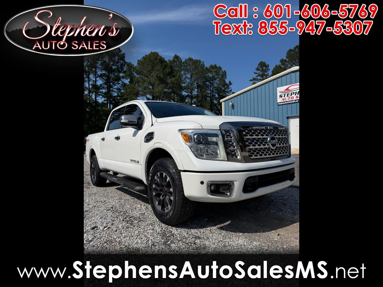 2017 Nissan Titan 4x4 Crew Cab Platinum Reserve