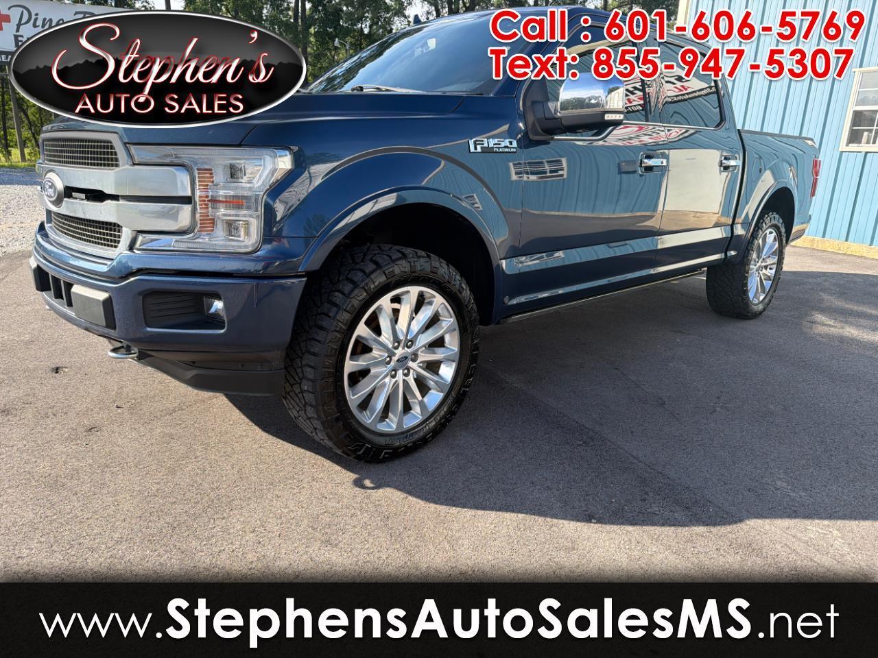 2018 Ford F-150 Platinum 4WD SuperCrew 5.5' Box