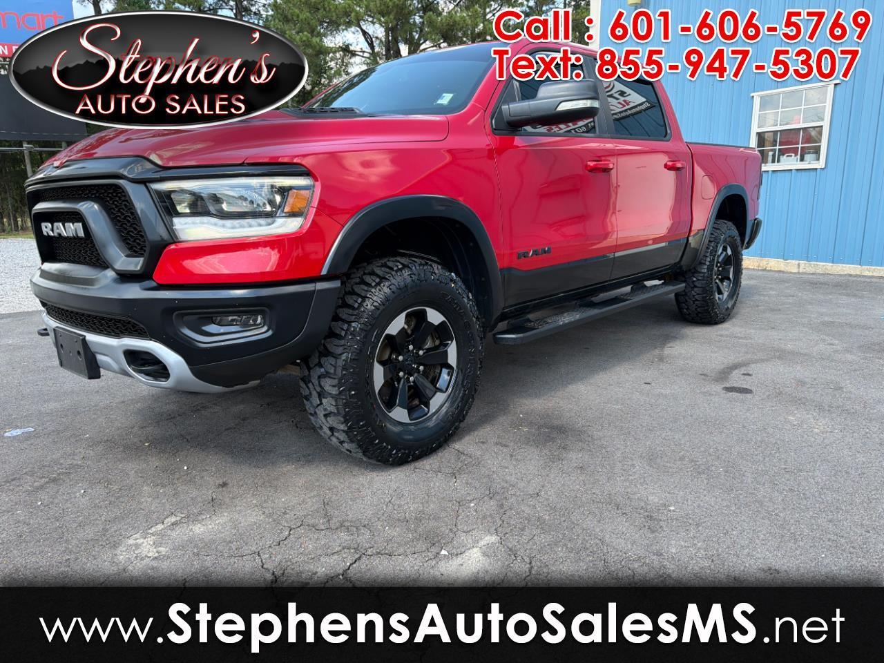 RAM 1500 Rebel 4x4 Crew Cab 5'7" Box 2019