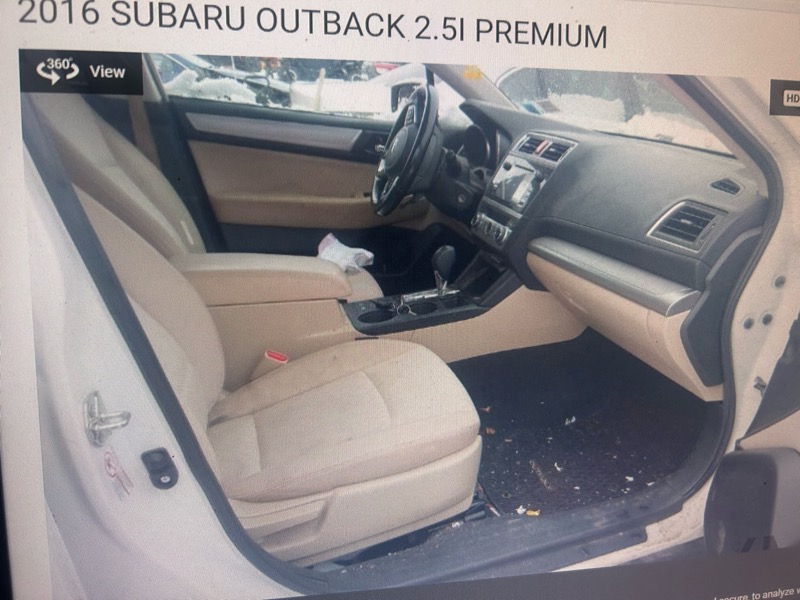 Subaru Outback 2.5i Premium 2016